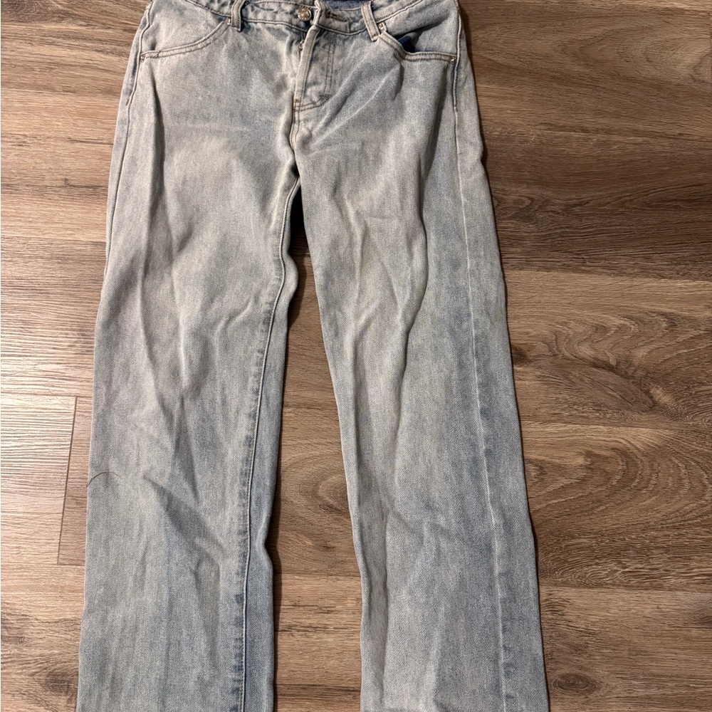 Adika Women's Low Rise Straight Leg Jeans